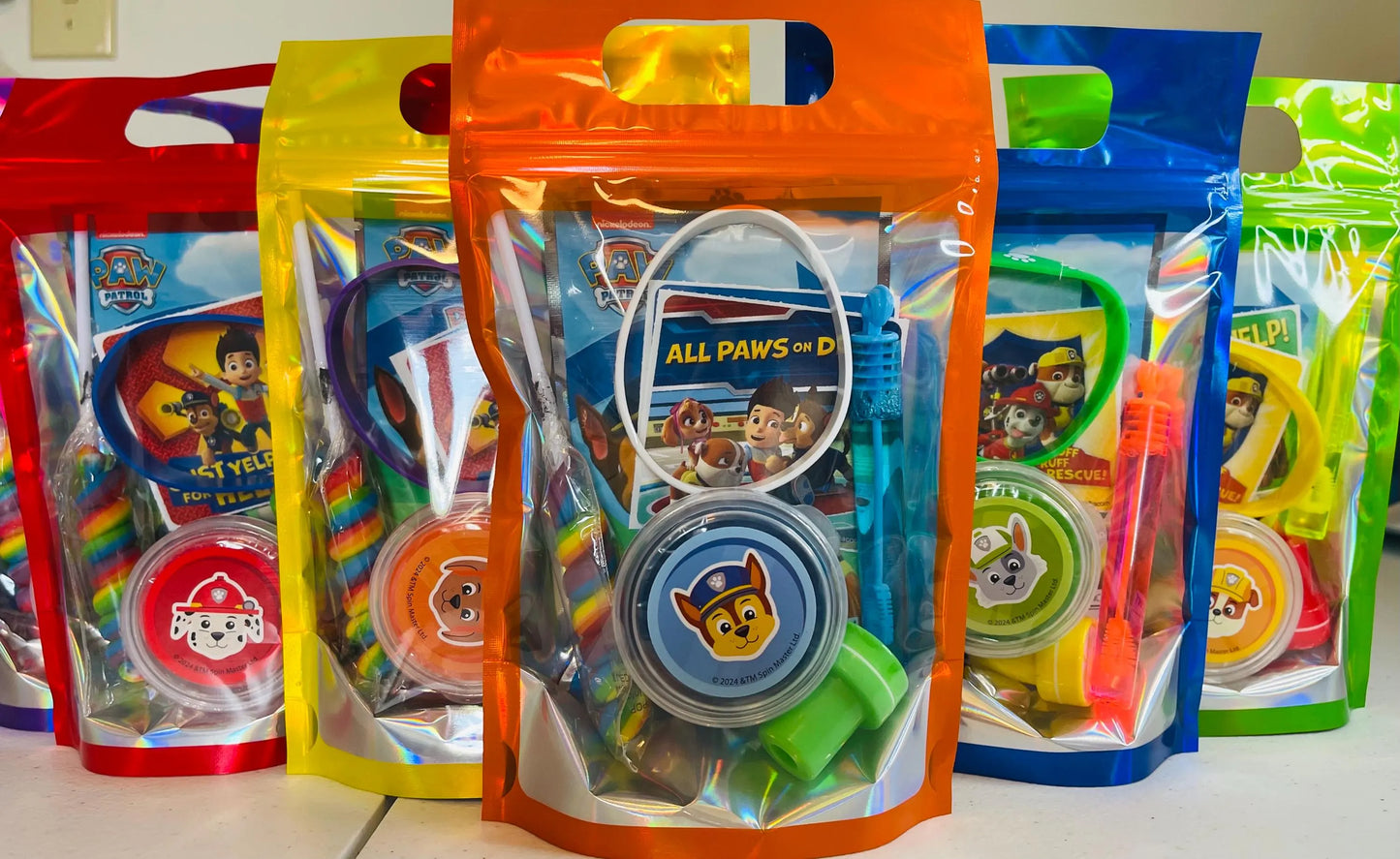 Paw Patrol Party Favor Bag β Pre-Filled Goodie Bag for Kids Birthday β Pup Patrol Treat Bag β Ready to Gift β Boy or Girl