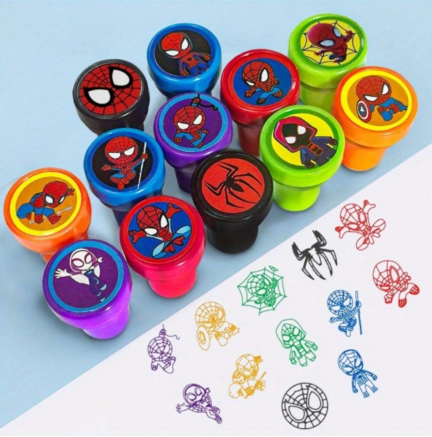 Spidey and His Amazing Friends Party Favor Bag | Superhero Birthday Goodie Bag | Kids Spider-Themed Treat Bag | Boys or Girls Gift