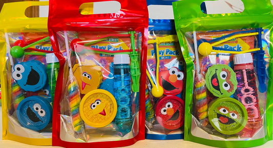 Sesame Street Party Favor Bag | Prefilled Goodie Bag | Elmo Birthday Favor